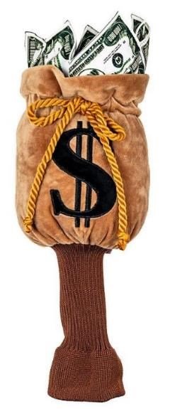 Daphne's Headcovers Daphne's driver headcover Money bag driver