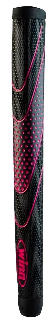 Winn Excel 2024 Medallist Putter grip, STANDARD Pistol, noir/rose