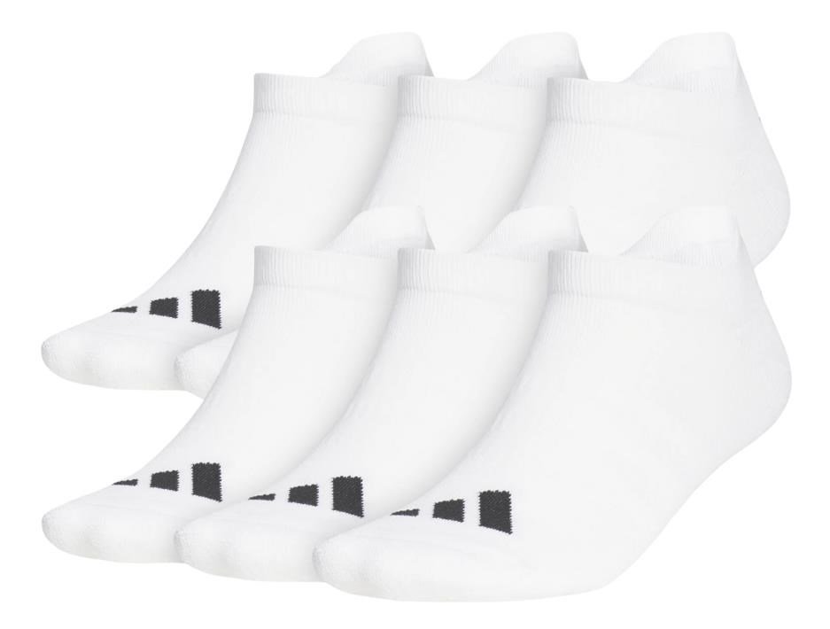 Adidas chaussettes de cheville homme, blanches (6 paires)