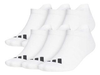 Adidas chaussettes de cheville homme, blanches (6 paires)