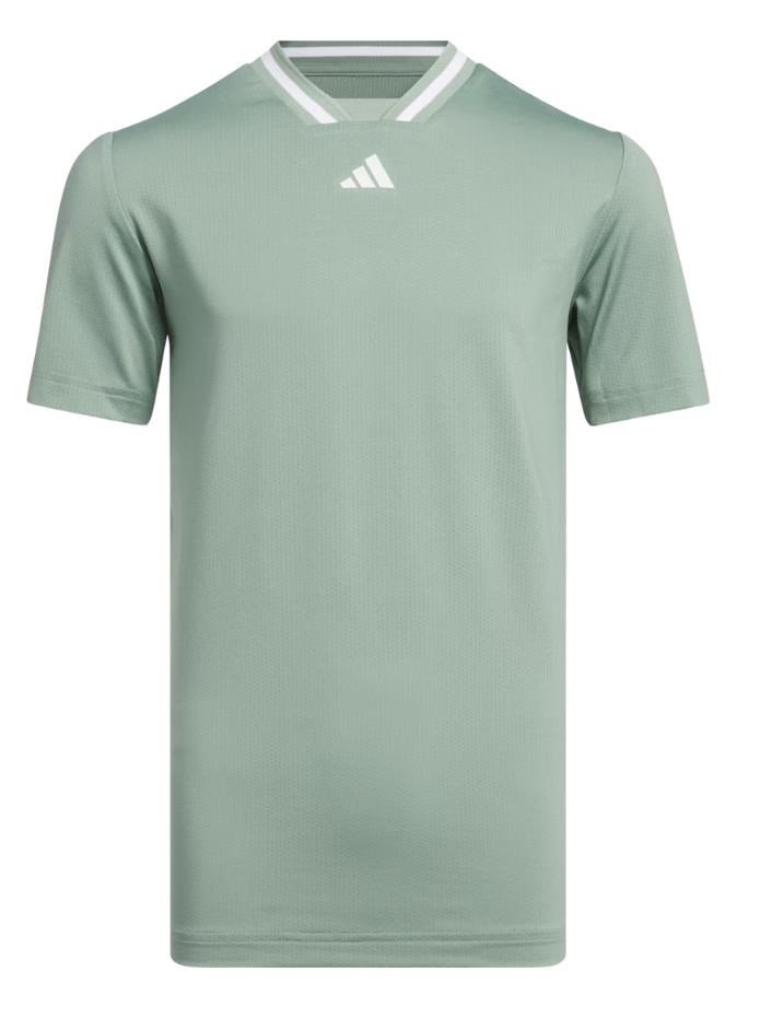 Adidas Collar junior polo enfant, silver green