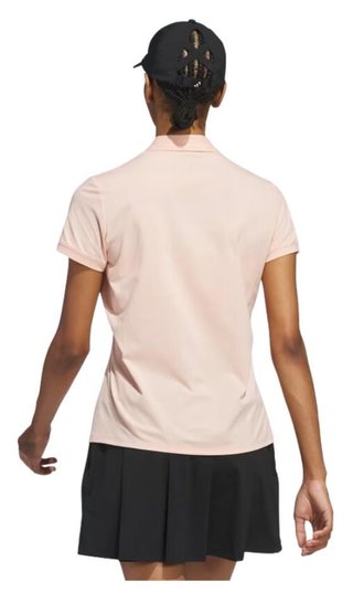 Adidas Ultimate365 Tour Twistknit polo femme, powder coral