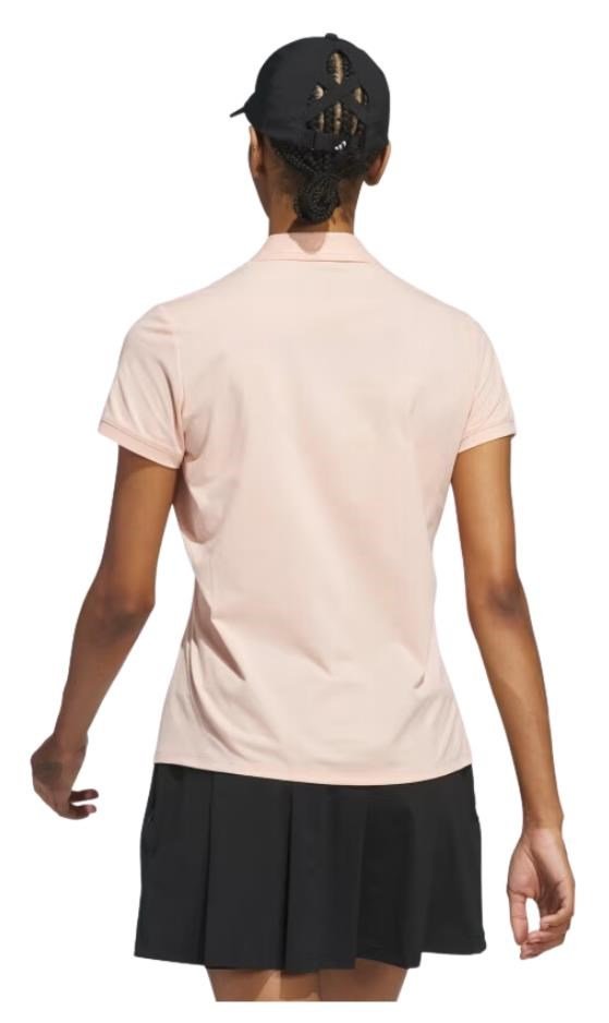 Adidas Ultimate365 Tour Twistknit polo femme, powder coral