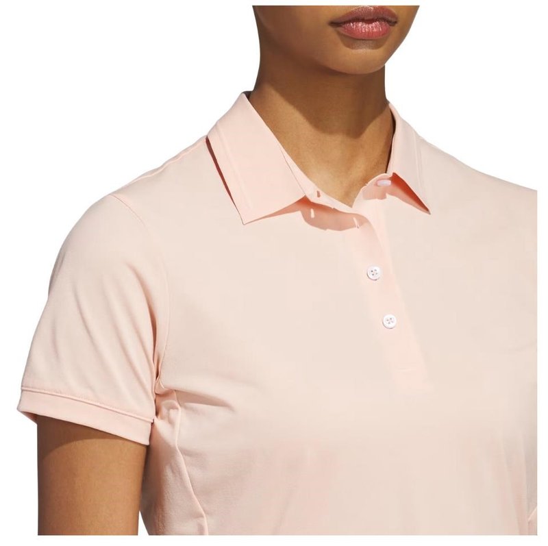 Adidas Ultimate365 Tour Twistknit polo femme, powder coral