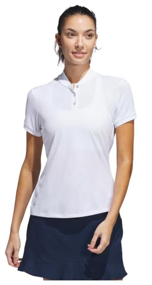 Adidas Ultimate365 Diamond Jacquard polo femme, blanc