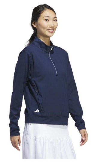 Adidas Ultimate365 half-zip sweatshirt femme, navy