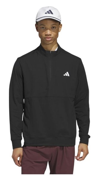 Adidas Tour 1/4-zip sweat homme, noir