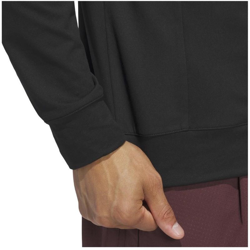 Adidas Tour 1/4-zip sweat homme, noir