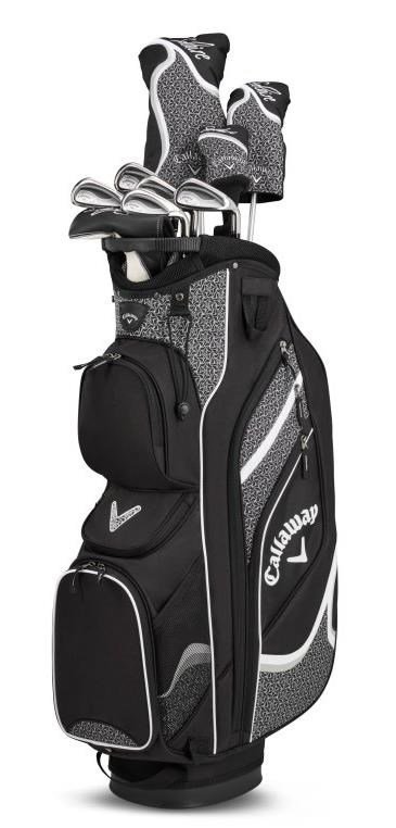 Callaway Solaire 10PC set de golf femme, graphite, noir
