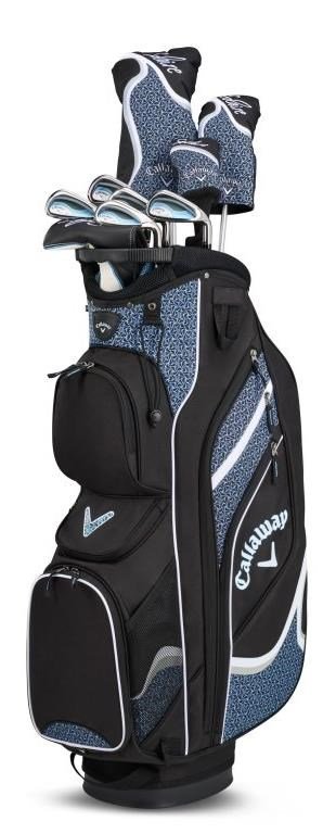 Callaway Solaire 10PC set de golf femme, graphite, light blue