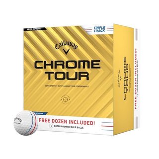 Callaway Chrome Tour Triple Track balles de golf 2024 (4 douzaines, 48 balles)