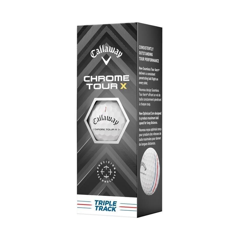 Callaway Chrome Tour X Triple Track balles de golf 2024 (48 balles, 4 douzaines)