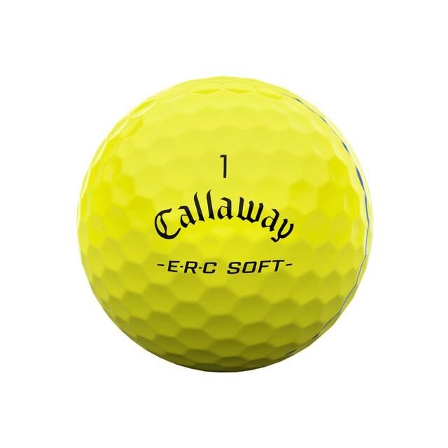 Callaway ERC Soft Triple Track balles de golf, jaunes