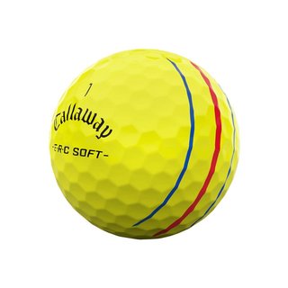 Callaway ERC Soft Triple Track balles de golf, jaunes