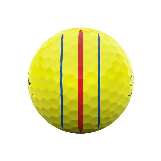 Callaway ERC Soft Triple Track balles de golf, jaunes