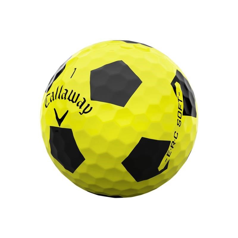 Callaway ERC Soft Truvis balles de golf, jaunes