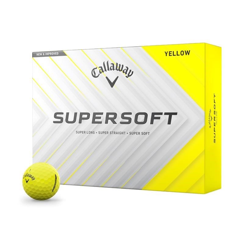 Callaway Supersoft balles de golf (12 balles), jaunes