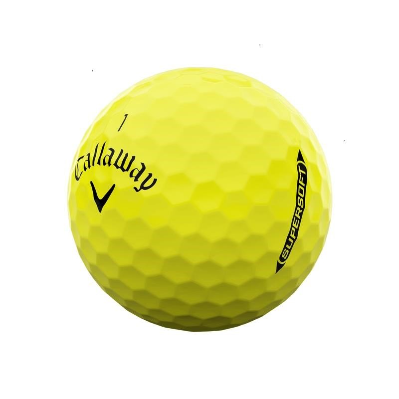 Callaway Supersoft balles de golf (12 balles), jaunes