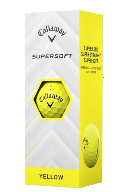 Callaway Supersoft balles de golf (12 balles), jaunes