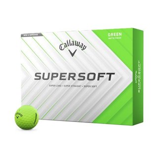 Callaway Supersoft Matte balles de golf, vertes