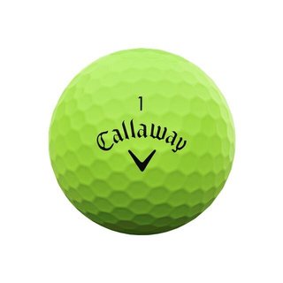 Callaway Supersoft Matte balles de golf, vertes