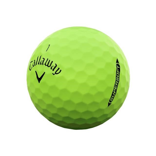 Callaway Supersoft Matte balles de golf, vertes