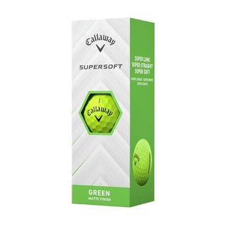Callaway Supersoft Matte balles de golf, vertes