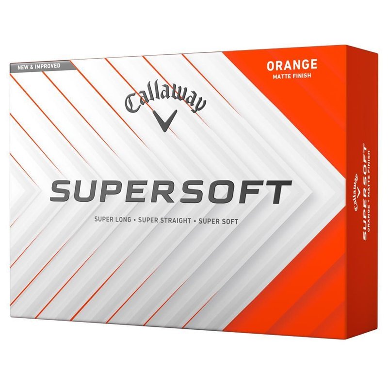 Callaway Supersoft Matte balles de golf, orange