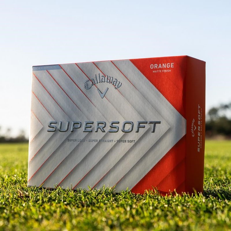 Callaway Supersoft Matte balles de golf, orange