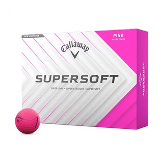Callaway Supersoft Matte balles de golf, roses