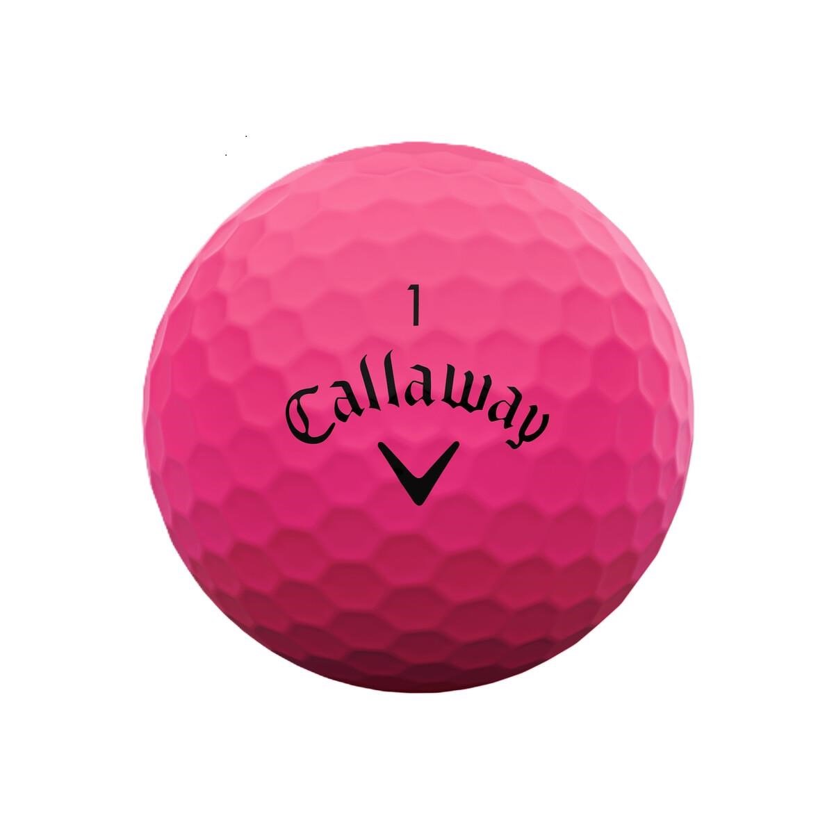 Callaway Supersoft Matte balles de golf, roses