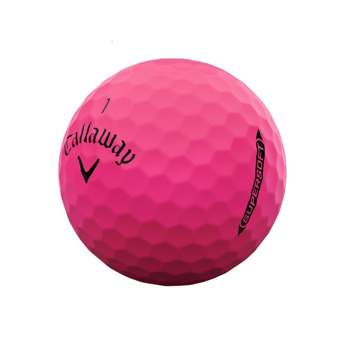 Callaway Supersoft Matte balles de golf, roses