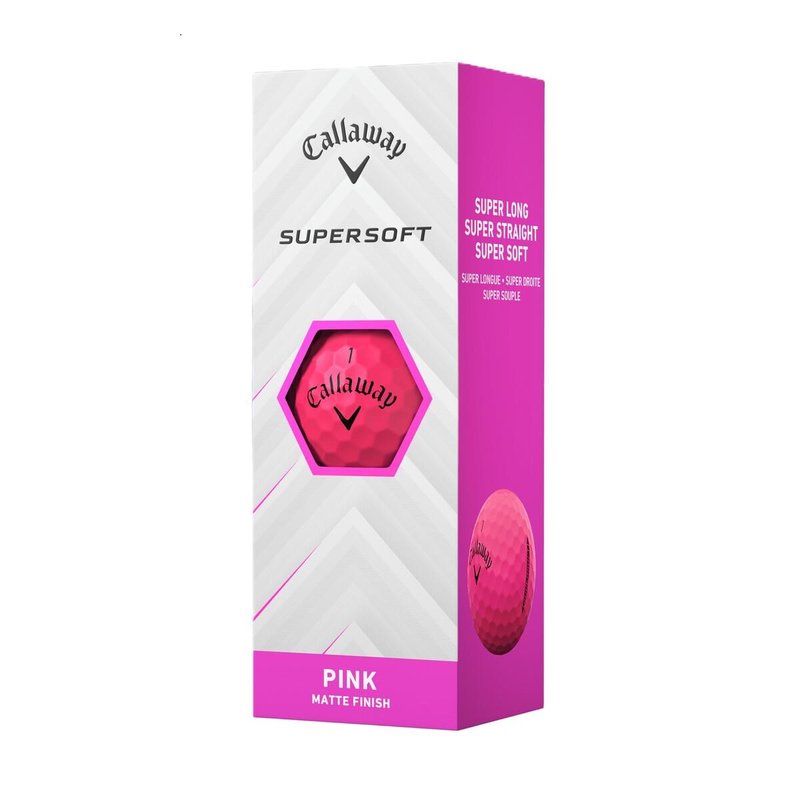 Callaway Supersoft Matte balles de golf, roses
