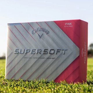 Callaway Supersoft Matte balles de golf, roses