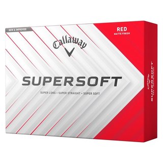 Callaway Supersoft Matte balles de golf, rouges
