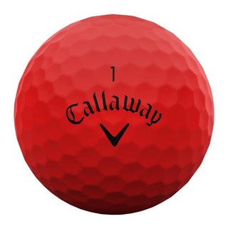 Callaway Supersoft Matte balles de golf, rouges
