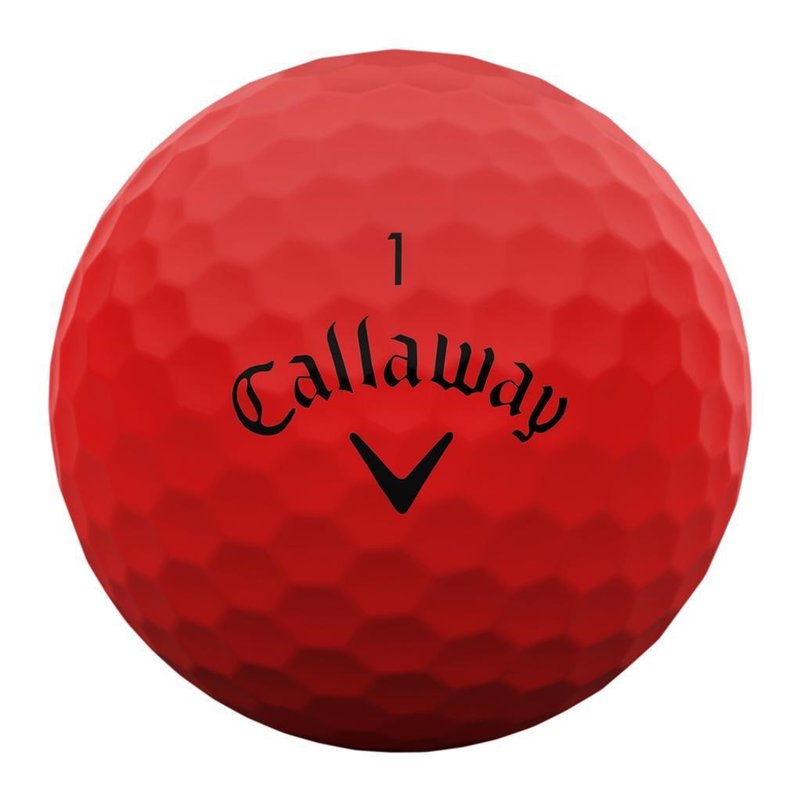 Callaway Supersoft Matte balles de golf, rouges
