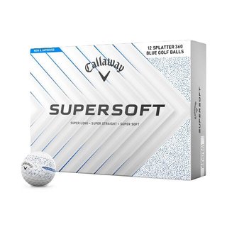 Callaway Supersoft Splatter 360 Blue balles de golf