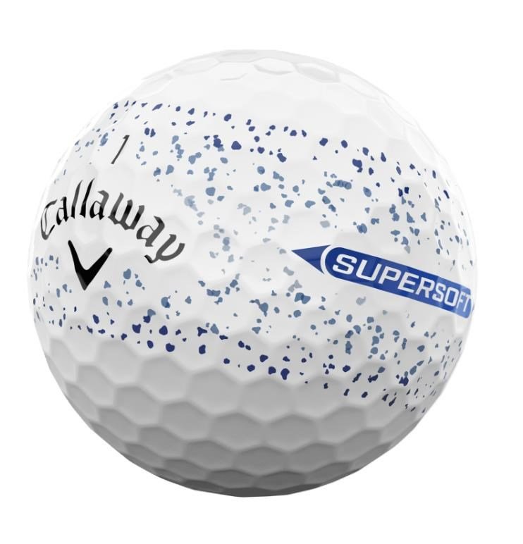 Callaway Supersoft Splatter 360 Blue balles de golf