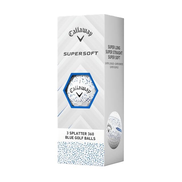 Callaway Supersoft Splatter 360 Blue balles de golf