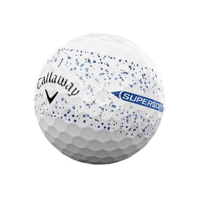 Callaway Supersoft Splatter 360 Blue balles de golf