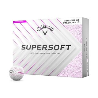 Callaway Supersoft Splatter 360 Pink balles de golf