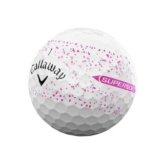 Callaway Supersoft Splatter 360 Pink balles de golf