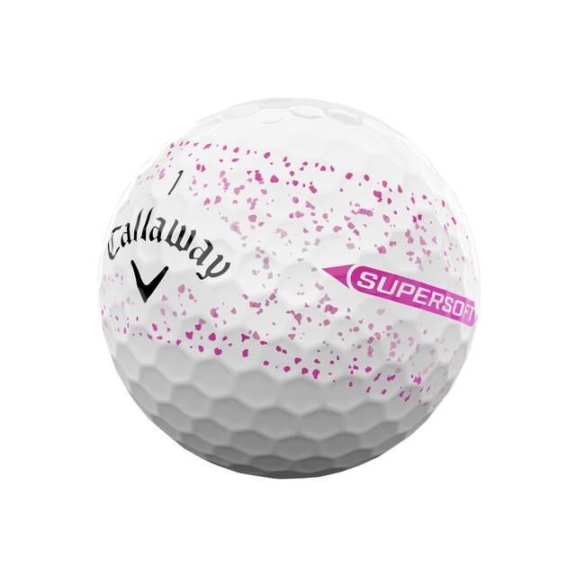 Callaway Supersoft Splatter 360 Pink balles de golf