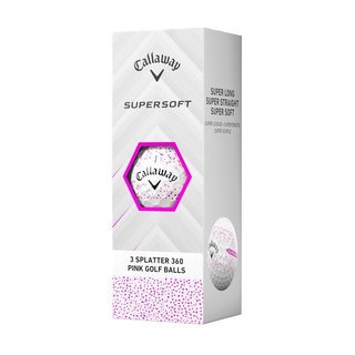 Callaway Supersoft Splatter 360 Pink balles de golf