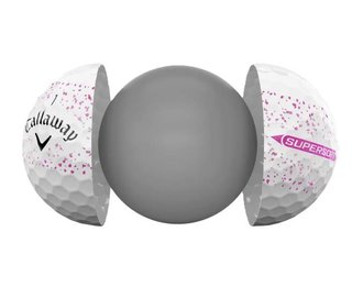 Callaway Supersoft Splatter 360 Pink balles de golf