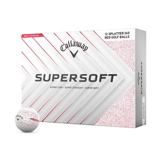 Callaway Supersoft Splatter 360 Red balles de golf