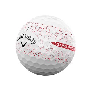 Callaway Supersoft Splatter 360 Red balles de golf