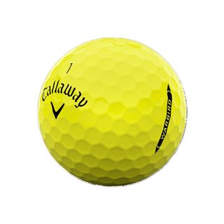 Callaway Warbird Distance+ balles de golf, jaunes