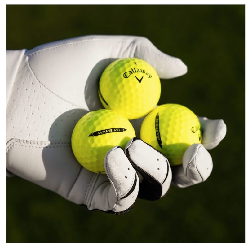 Callaway Warbird Distance+ balles de golf, jaunes
